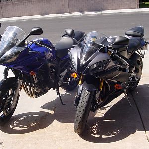 '07 R6 and '06 FZ6