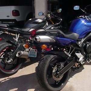 '07 R6 and '06 FZ6