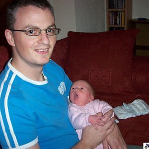 Me and baby caitlin