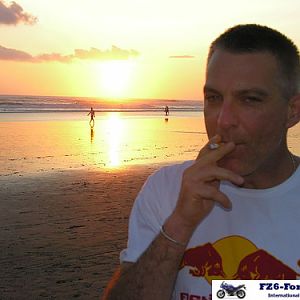 sunset in bali
