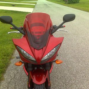 07 FZ6 in RED