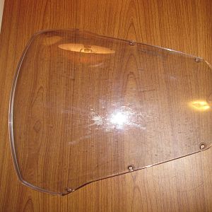 Clear stock windscreen