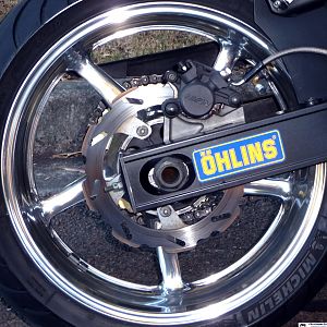 Shiny back wheel!