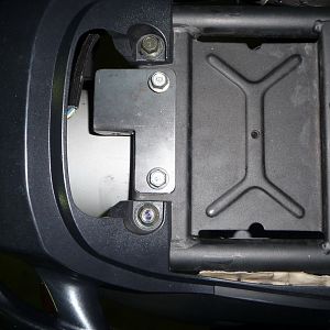 New Exhaust clamp mount bracket.
