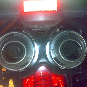 OEM exhaust de-baffle