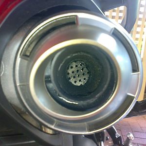 OEM exhaust de-baffle