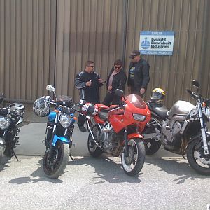 goofing off at Lobethal!