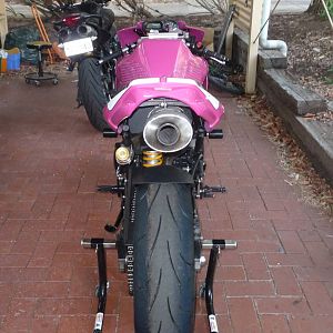 my fz6 cup race bike