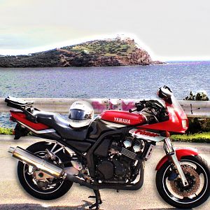 fazer 600 at Sounio Greece
