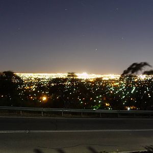 Adelaide at night from Windy Point