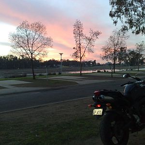 My new Fazer, Great Ocean Road, Australia