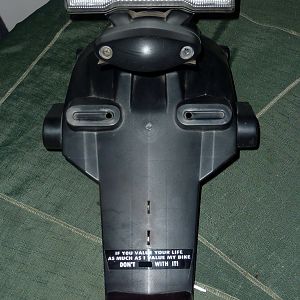 MT-01 Rear fender before modification for use on FZ6