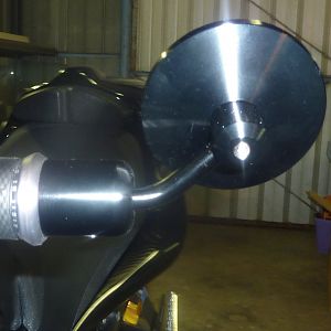 New "No Name" billet Bar End Mirrors.
