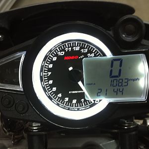 RX1N Speedometer