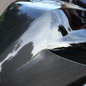 Genuine GCC Carbon Fibre Tank Protector - large!