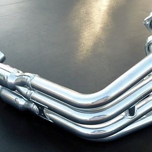 Ceramic coated headers