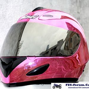 Masei 802 Pink Chrome DOT Helmet