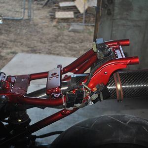 Frame remounted with wiring and Terigomi Can