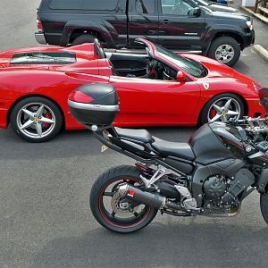 FZ1 and Ferrari