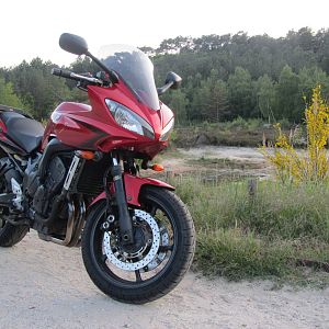 Evening ride near the dunes.