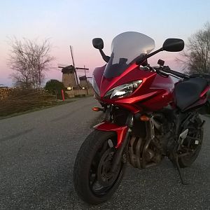 Evening ride at sunset