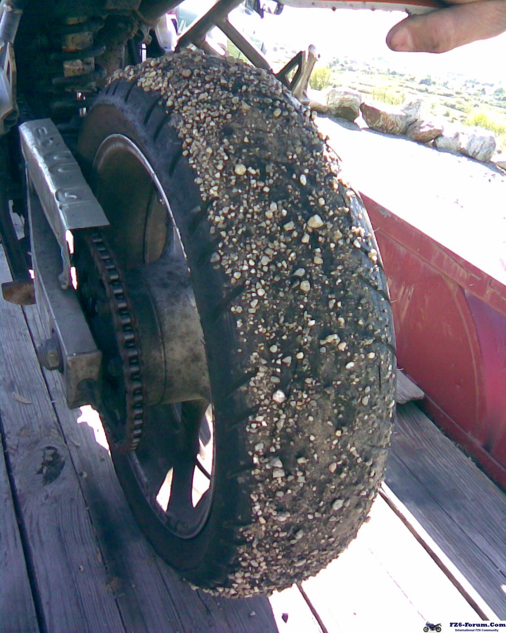 04 FZ6 rear tire