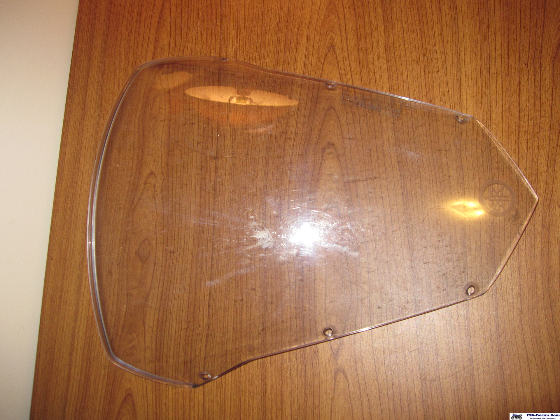 Clear stock windscreen