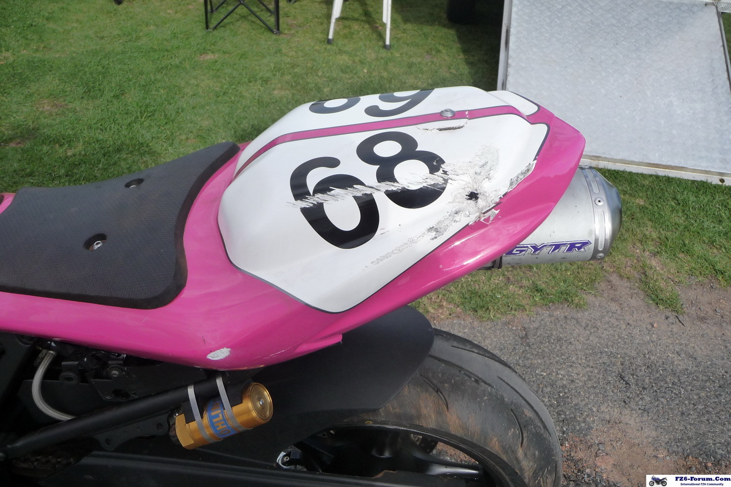 crash damage......nasty highside!