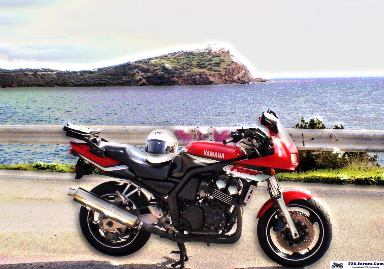 fazer 600 at Sounio Greece