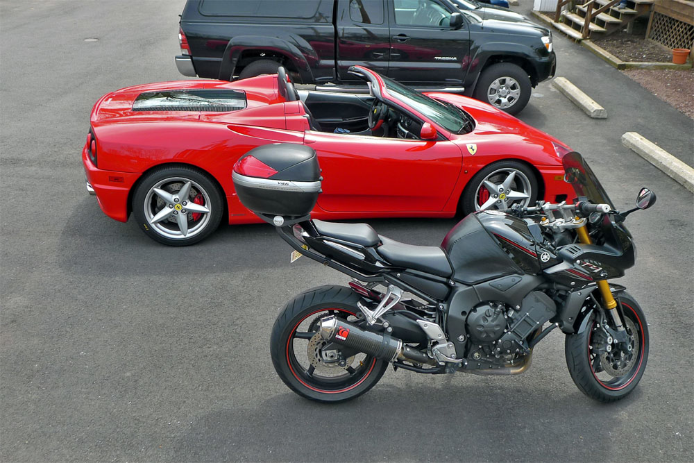 FZ1 and Ferrari