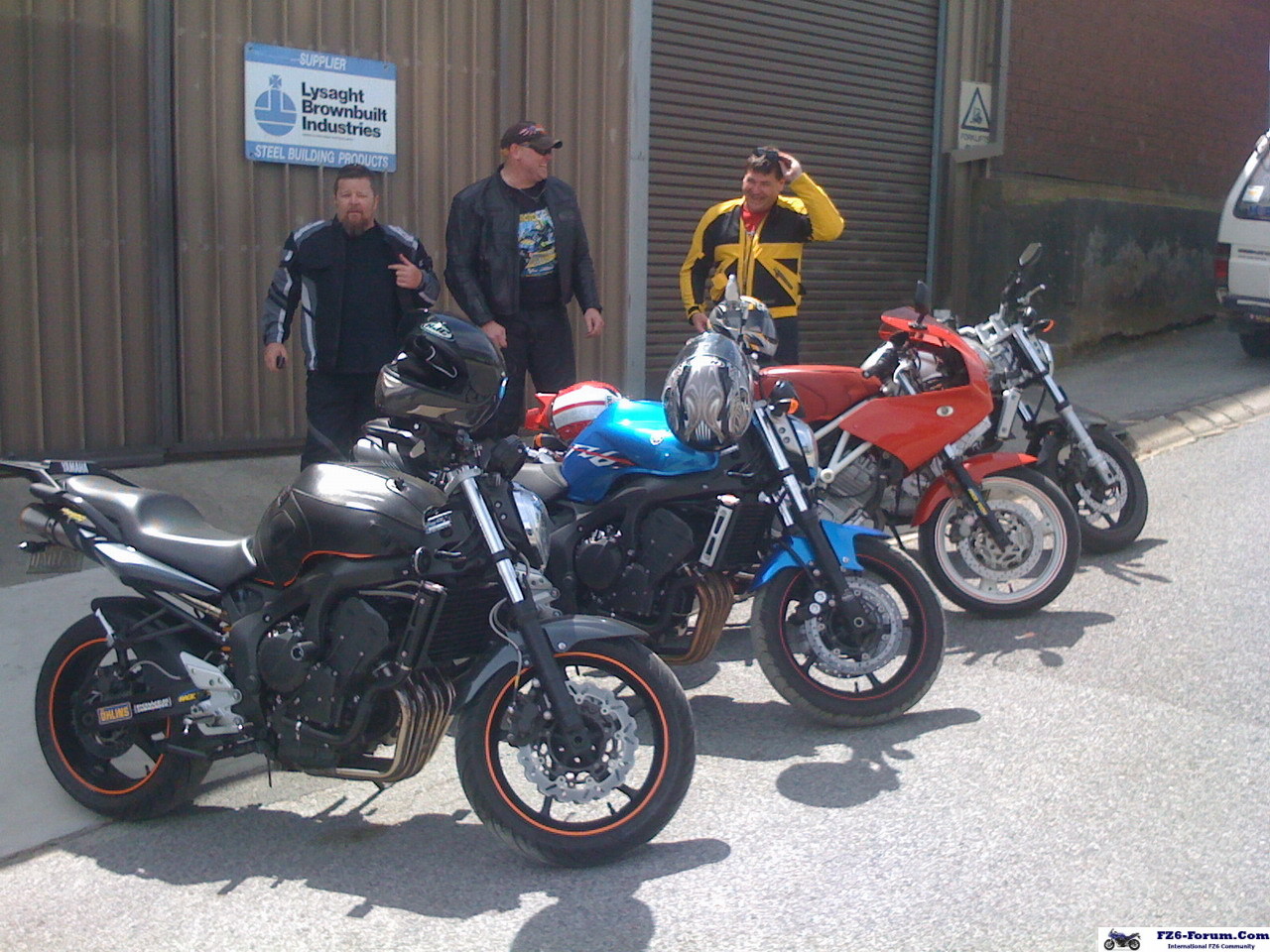 goofing off at Lobethal!