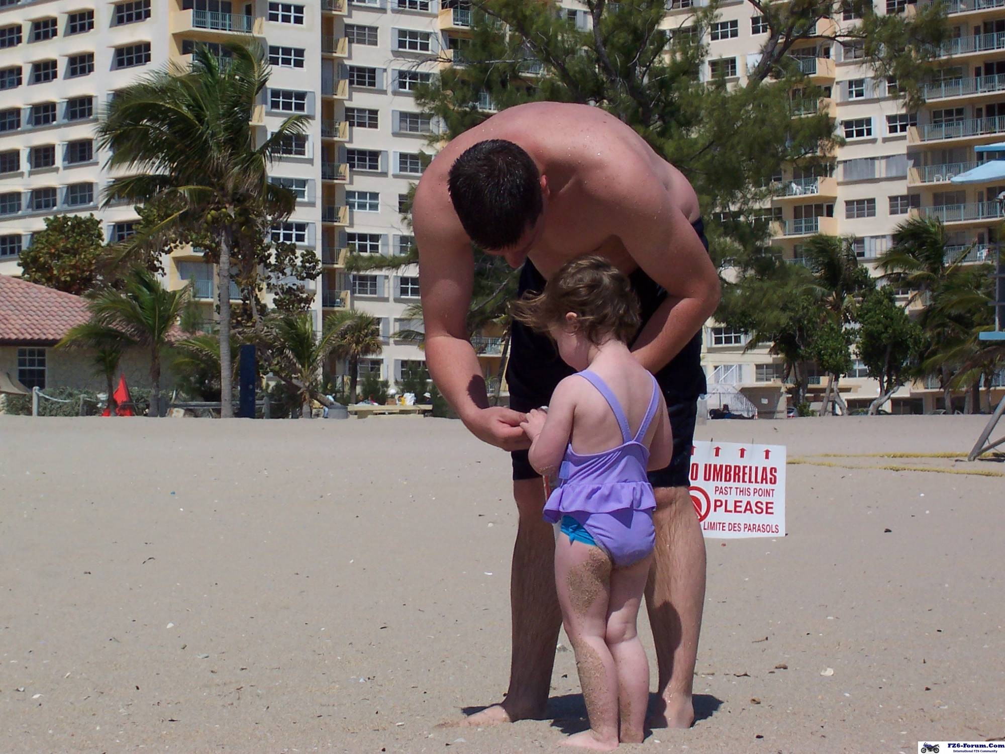 Marley and I at Pompano Beach