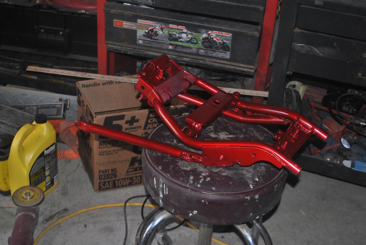 Modified seat frame