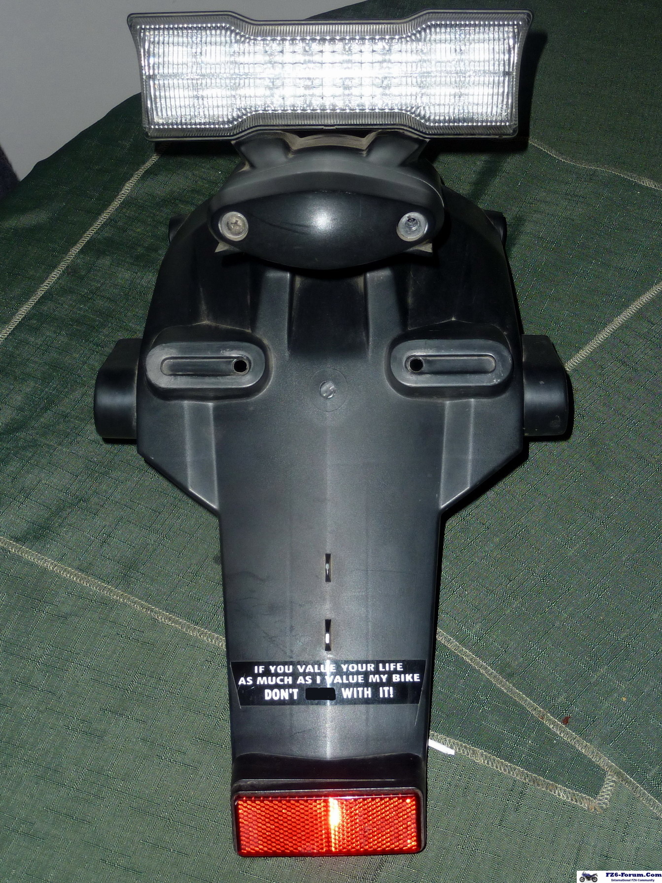 MT-01 Rear fender before modification for use on FZ6