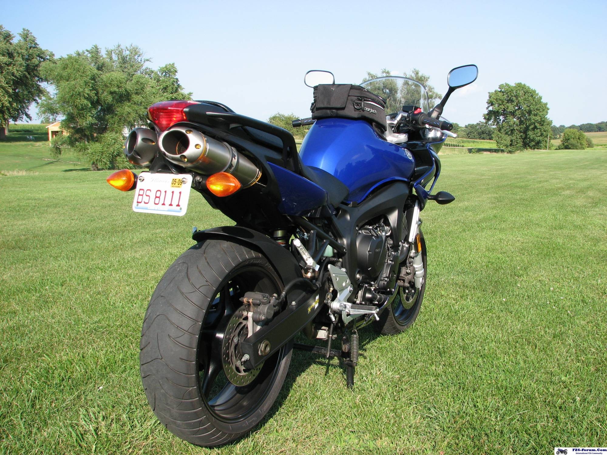 My FZ6 & new Two Bro's