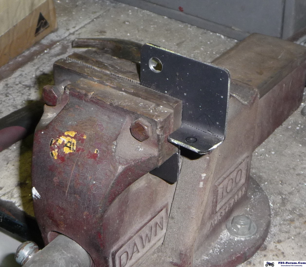 New Exhaust clamp mount bracket