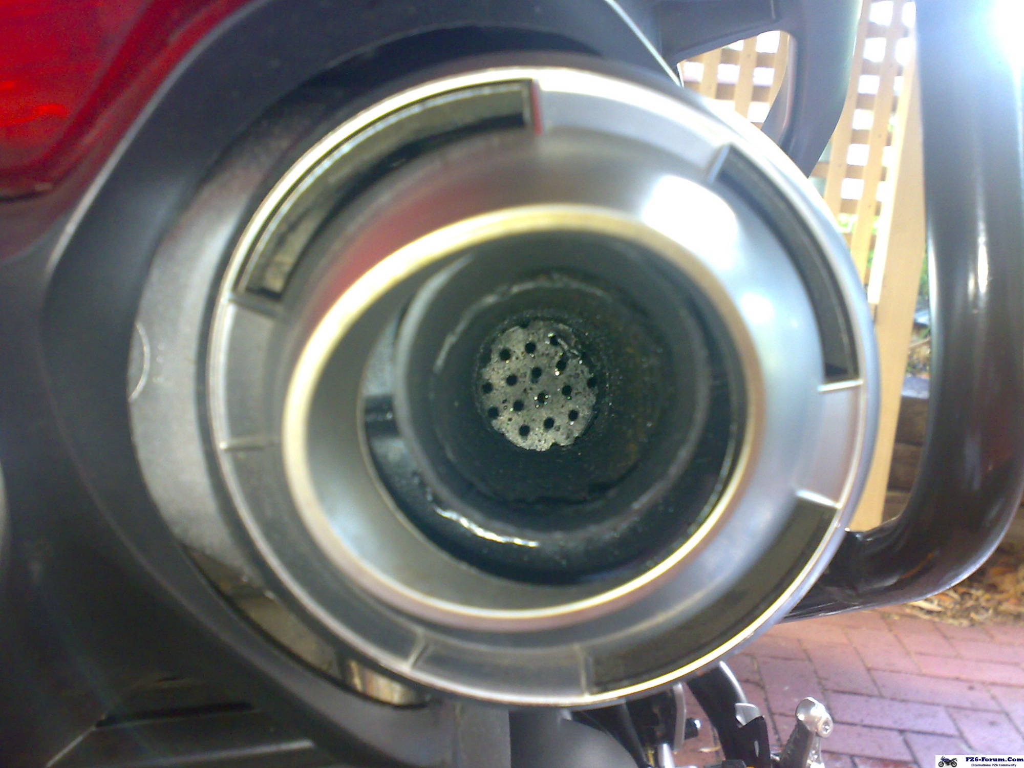 OEM exhaust de-baffle