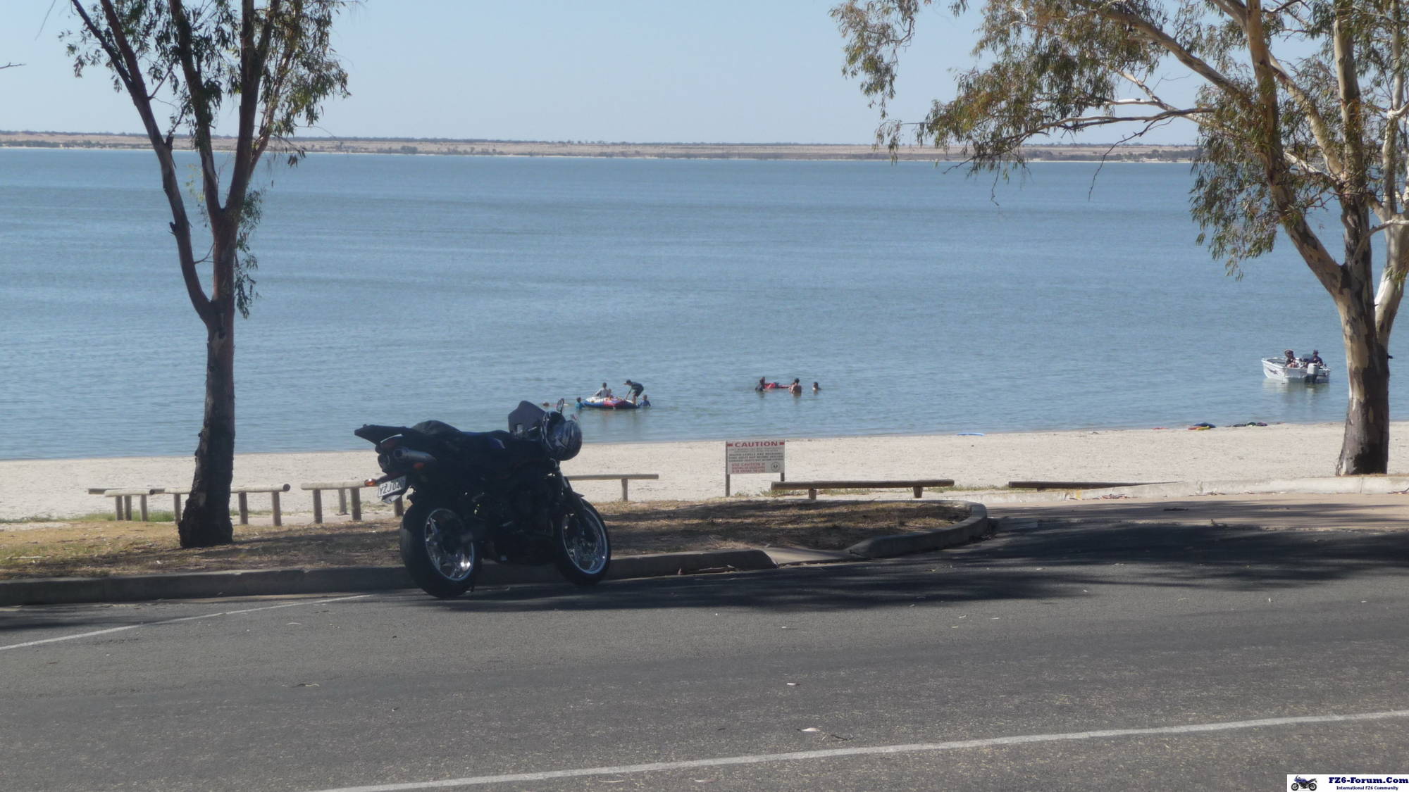 On the banks of Lake Bonney - South Australia