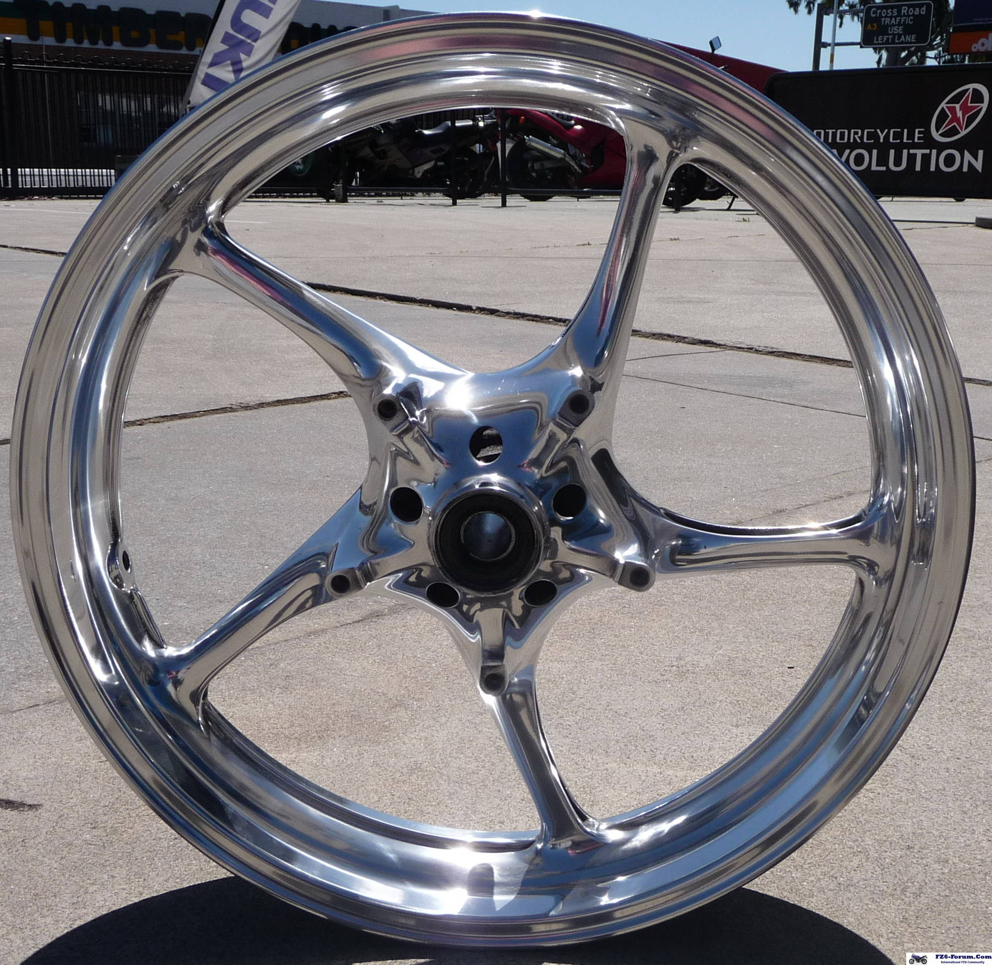 Polished Front Wheel