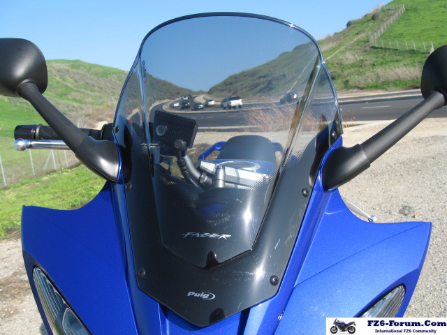 Puig Race Light Smoke Wind Screen '07
