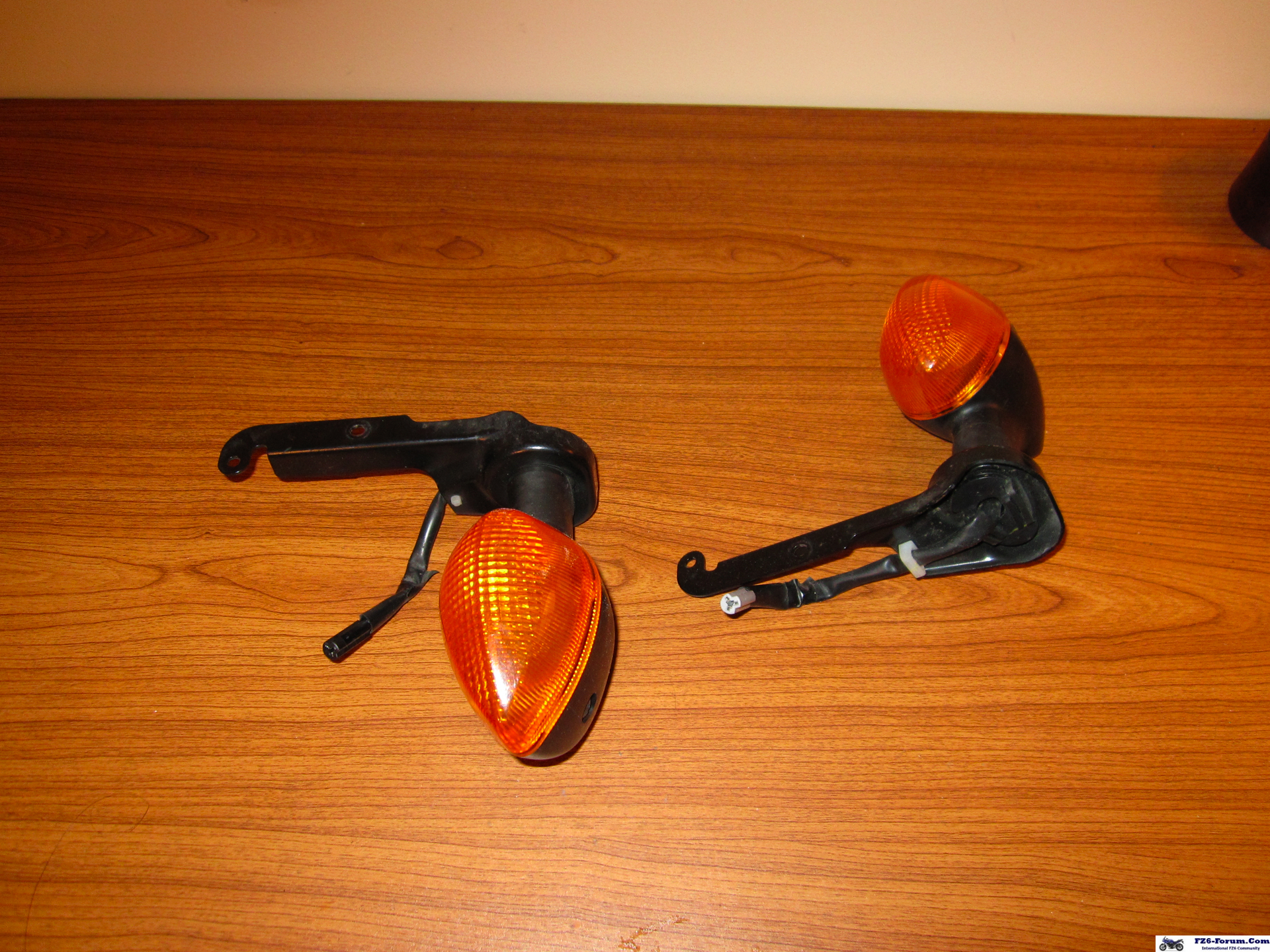 Stock front signals (w/ brackets and connectors)