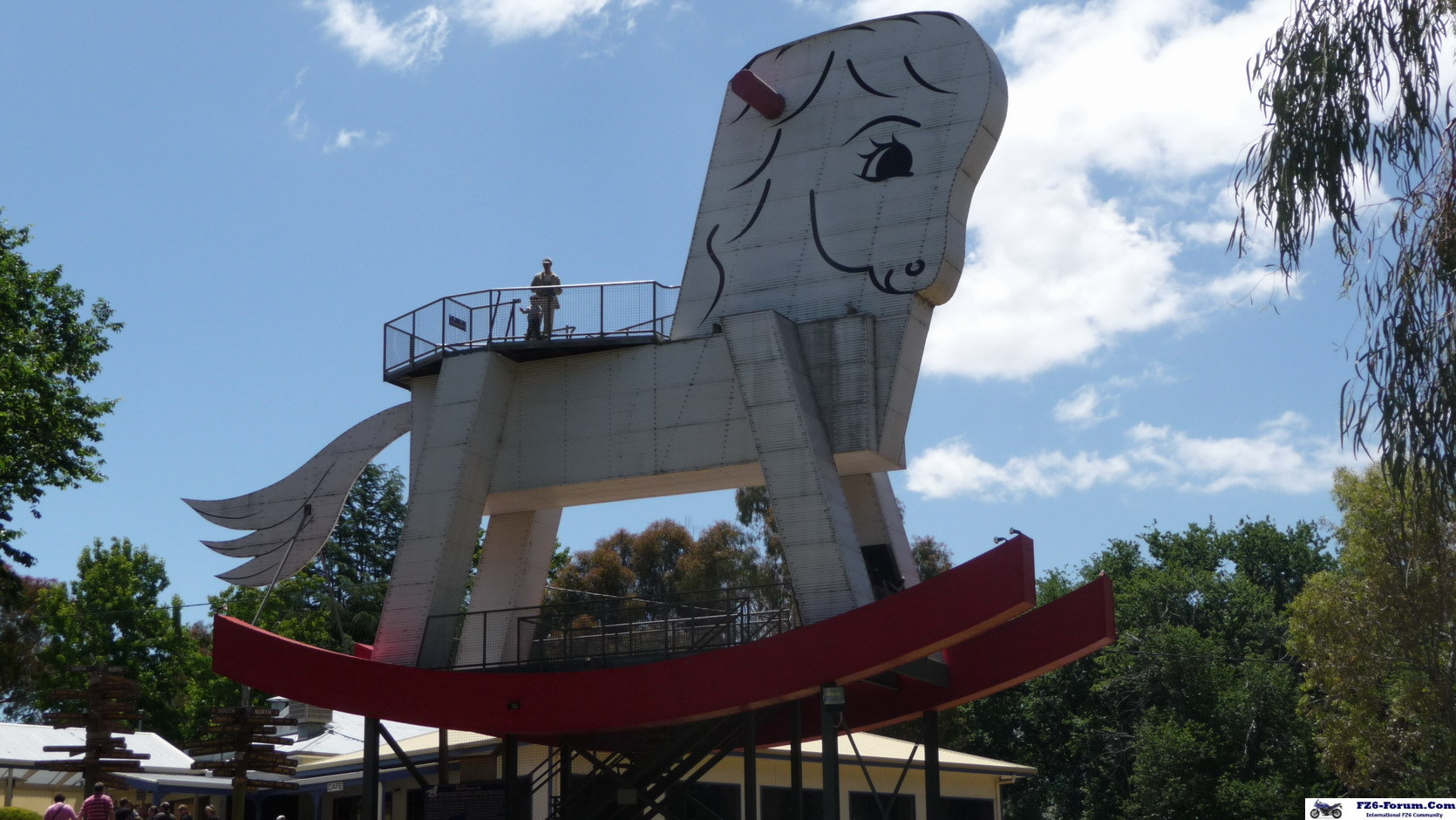 the big rocking horse!