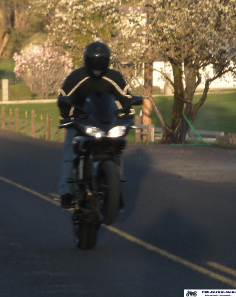 The start of a wheele lol!!