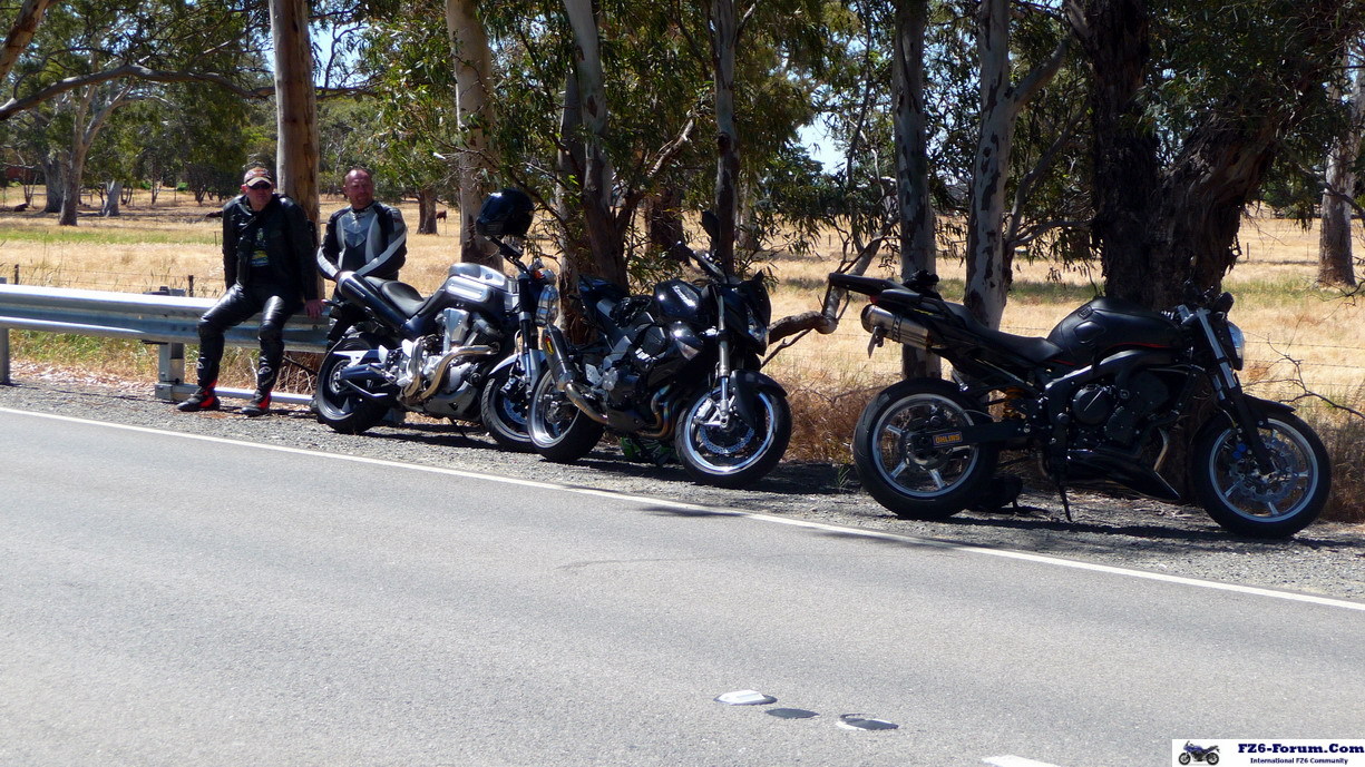waiting for Mikey to get back with petrol